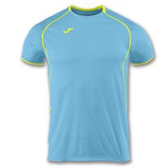 Футболка Joma OLIMPIA 100736.010 бірюзово-жовта, Колір: бірюзовий, Розмір виробника: S
