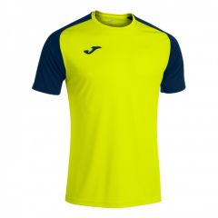 Футболка Joma ACADEMY IV жовто-темно-синя 101968.063, Колір: неон, Розмір виробника: L