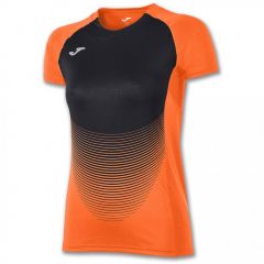 Футболка жіноча Joma ELITE VI 900641.051 помаранчево-чорна, Колір: помаранчевий, Розмір виробника: L