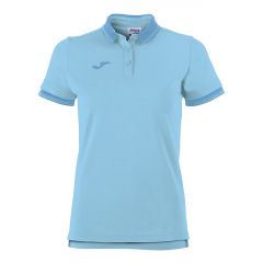 Поло жіноче Joma BALI II блакитне 900444.350, Колір: блакитний, Розмір виробника: 2XL