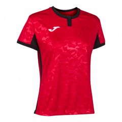 Футболка жіноча Joma TOLETUM II червоно-чорна 901045.601, Колір: червоний, Розмір виробника: XS