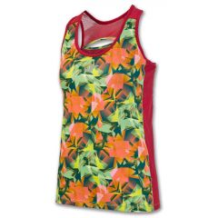 Майка жіноча салатово-червона Joma TROPICAL 900202.604, Колір: червоний, Розмір виробника: S
