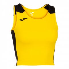Топ женский Joma RECORD II желто-черный 901397.901, Цвет: желтый, Размер производителя: S