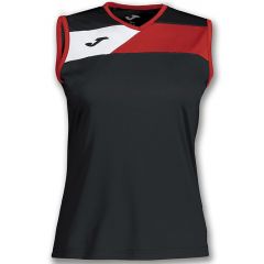 Майка чорно-червона жіноча Joma CREW II 900465.106