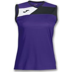Майка фіолетово-чорна жіноча Joma CREW II 900465.551, Колір: фіолетовий, Розмір виробника: М