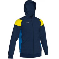 Олімпійка з капюшоном Joma CREW III 101271.339 темно-синьо-жовта, Колір: жовтий, Розмір виробника: XS
