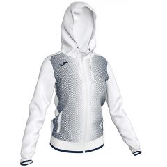 Олімпійка з капюшоном жіноча Joma SUPERNOVA 900891.203 біло-темно-синя, Колір: білий, Розмір виробника: XL