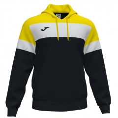 Толстовка з капюшоном Joma CREW IV чорно-жовта 101544.109, Колір: жовтий, Розмір виробника: 4XS