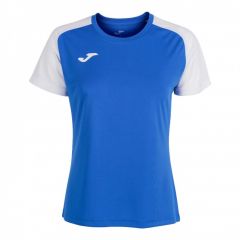 Футболка женская Joma ACADEMY IV сине-белая 901335.702, Цвет: синий, Размер производителя: 2XL