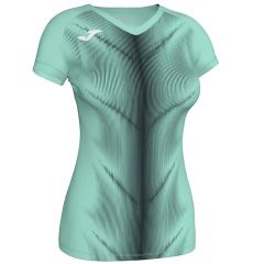 Футболка жіноча Joma OLIMPIA зелено-чорна 900933.401, Колір: зелений, Розмір виробника: 2XS