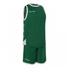 Комплект баскетбольної форми б/р Kelme VITORIA зелено-білий 80803.0092, Колір: зелений, Розмір виробника: L