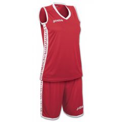 Баскетбольна форма жіноча Joma PIVOT червона 1227W.001, Колір: червоний, Розмір виробника: L
