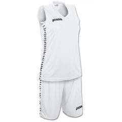 Баскетбольна форма жіноча біла Joma PIVOT 1227W005, Колір: білий, Розмір виробника: L