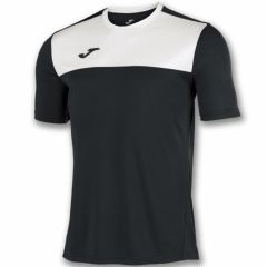 Футболка чорно-біла Joma WINNER 100946.102, Колір: чорний, Розмір виробника: S
