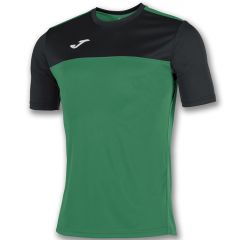 Футболка зелено-чорна Joma WINNER 100946.401, Колір: зелений, Розмір виробника: S