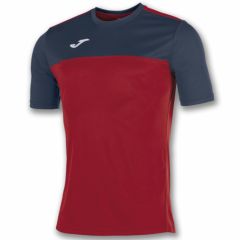 Футболка Joma WINNER 100946.603 червоно-темно-синя, Колір: червоний, Розмір виробника: М