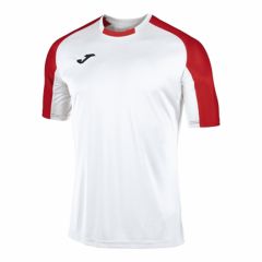 Футболка Joma ESSENTIAL 101105.206 бело-красная, Цвет: белый, Размер производителя: S