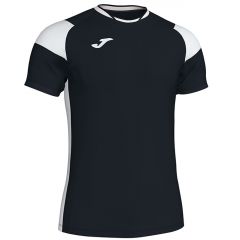 Футболка Joma CREW III 101269.102 чорно-біла, Колір: чорний, Розмір виробника: XS