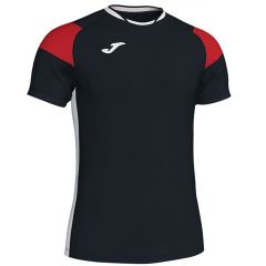 Футболка Joma CREW III 101269.106 чорно-червоно-біла, Колір: чорний, Розмір виробника: S