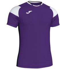 Футболка Joma CREW III 101269.552 фиолетово-бело-черная, Цвет: фиолетовый, Размер производителя: XS