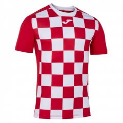 Футболка Joma FLAG II червоно-біла 101465.602, Колір: червоний, Розмір виробника: М