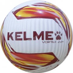 М'яч футбольний Kelme HYBRID біло-червоний 8301QU5080.9107, Колір: помаранчевий, Розмір: розмір 4