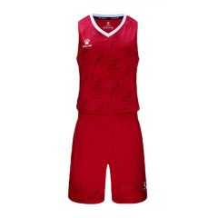 Комплект баскетбольної форми Kelme BRUKLIN червоний 3591052.9600, Колір: червоний, Розмір виробника: XL