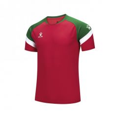 Футболка Kelme BRAVO червоно-зелена 7351TX1092.6013, Колір: зелений, Розмір виробника: L