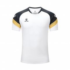 Футболка Kelme BRAVO дитяча 7351TX3093.9103, Колір: білий, Розмір виробника: 160