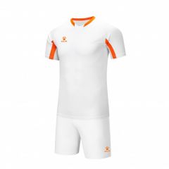 Комплект футбольної форми Kelme LEON біло-жовтогарячий 7351ZB1129.9139, Колір: помаранчевий, Розмір виробника: L