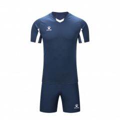 Комплект футбольної форми Kelme LEON темно-синьо-білий 7351ZB1129.9424, Колір: темно-синій, Розмір виробника: L