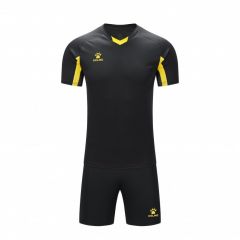Комплект футбольної форми дитячий Kelme LEON чорно-жовтий 7351ZB3130.9005, Колір: чорний, Розмір виробника: 150