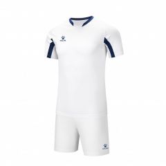 Комплект футбольної форми дитячий Kelme LEON біло-темно-синій 7351ZB3130.9112, Колір: темно-синій, Розмір виробника: 160