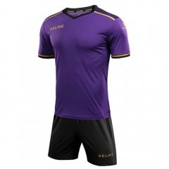 Комплект футбольної форми дитячий Kelme SEGOVIA фіолетово-чорний 8351ZB3158.9510, Колір: фіолетовий, Розмір виробника: 130