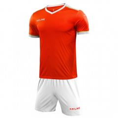 Комплект футбольної форми дитячий Kelme SEGOVIA помаранчево-білий 8351ZB3158.9910, Колір: помаранчевий, Розмір виробника: 140