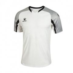 Футболка Kelme біло-сіра 8051ZB1004.9100, Колір: білий, Розмір виробника: XS