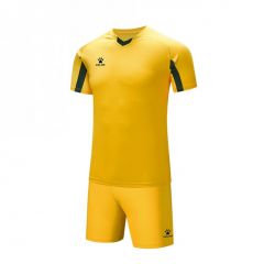 Комплект футбольної форми дитячий Kelme LEON жовто-чорний 7351ZB3130.9712, Колір: жовтий, Розмір виробника: 140