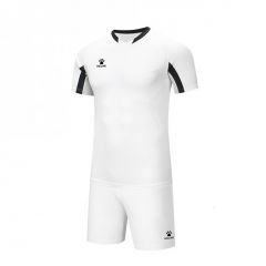 Комплект футбольної форми дитячий Kelme LEON біло-чорний 7351ZB3130.9103, Колір: чорний, Розмір виробника: 120