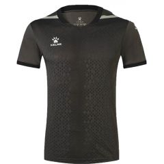 Футболка Kelme SHORT SLEEVE FOOTBALL JERSEY серо-черная 3801170.9201, Цвет: темно-серый, Размер производителя: S