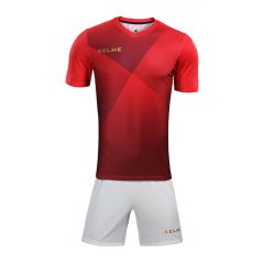 Комплект футбольної форми Kelme LIGA червоно-золотистий 3981509.9660, Колір: червоний, Розмір виробника: XS