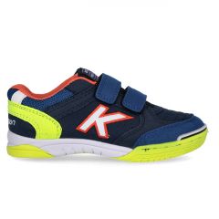 Футзалки (бампи) дитячі Kelme PRECISION KIDS V темно-сині з жовтим 55.807.065, Колір: темно-синій, Розмір виробника: 35