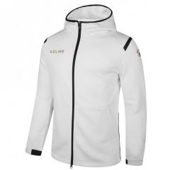 Олімпійка з капюшоном Kelme HOODY JACKET біла 3881336.9100, Колір: білий, Розмір виробника: М