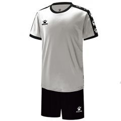 Футбольна форма дитяча Kelme COLLEGUE біло-чорна 3883033.9103, Колір: білий, Розмір виробника: 120