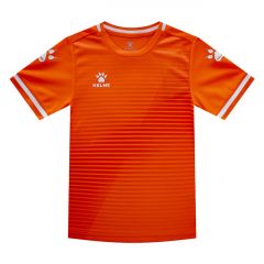 Футбольна форма дитяча Kelme MALAGA помаранчево-чорна 3803169.9910, Колір: помаранчевий, Розмір виробника: 120