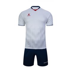 Комплект футбольної форми Kelme MIRIDA біло-червоний 3801096.9107, Колір: білий, Розмір виробника: 3XL