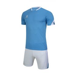 Комплект футбольної форми Kelme GIRONA блакитно-білий 3801099.9476, Колір: блакитний, Розмір виробника: L