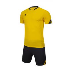 Комплект футбольної форми Kelme GIRONA жовто-темно-сірий 3801099.9737, Колір: жовтий, Розмір виробника: XS