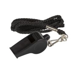 Свисток SELECT Referees whistle plastic w/lanyard (001) черный, L