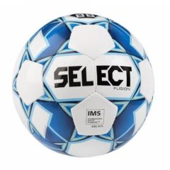М’яч футбольний SELECT Fusion IMS (012) біло/блакитний, 3