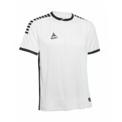 Футболка SELECT Monaco player shirt s/s (010) біло/чорний, Колір: білий, Розмір виробника: М
